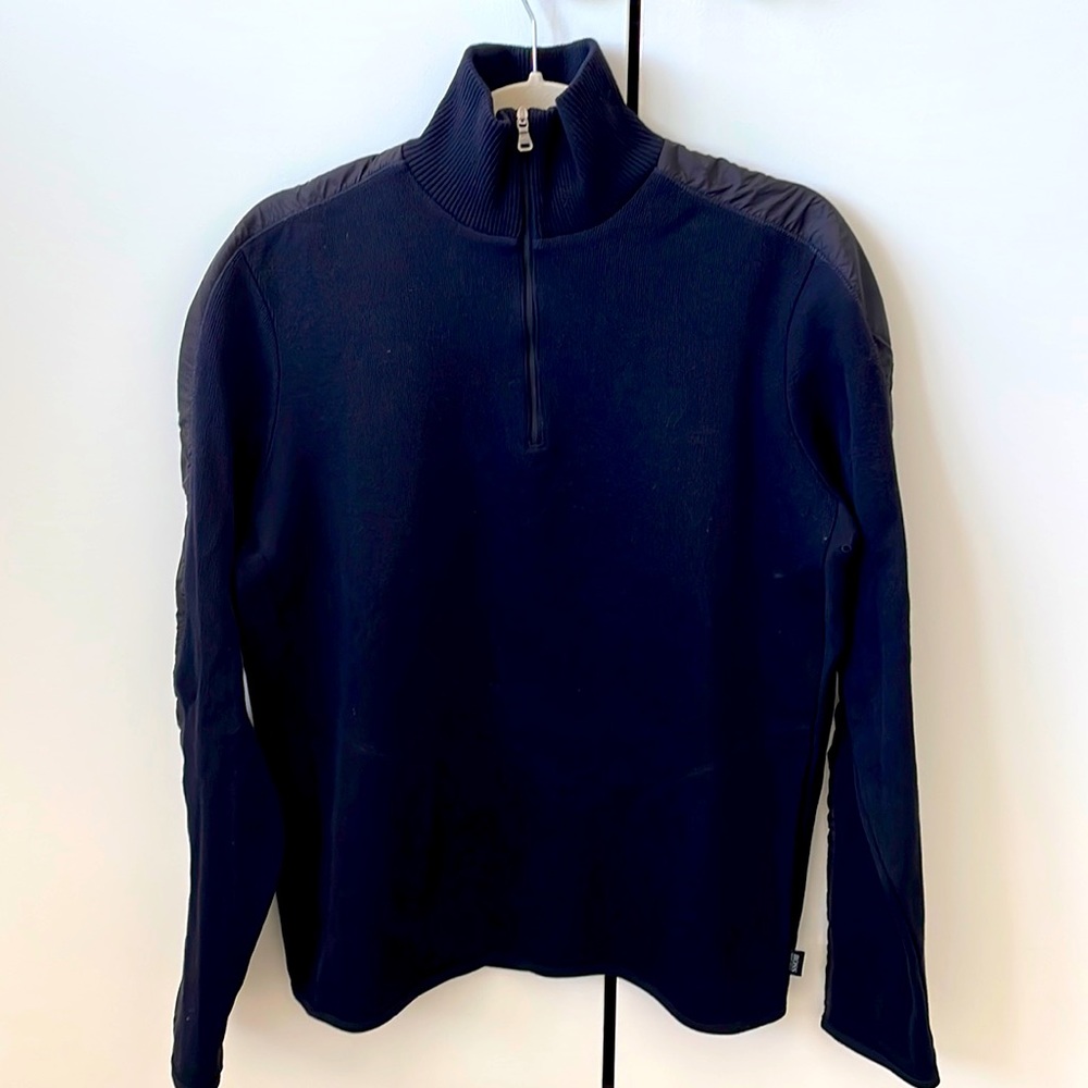 Boss by Hugo Boss Dark Navy Quarter Zip - Men’s M